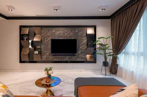 Modern Living Room at Floravale