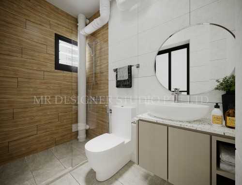 Scandinavian Bathroom at 200A sengkang east road