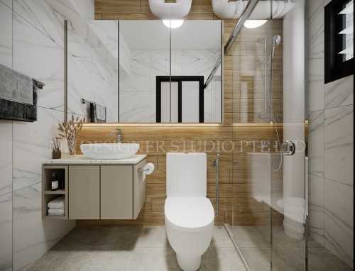 Scandinavian Bathroom at 200A sengkang east road