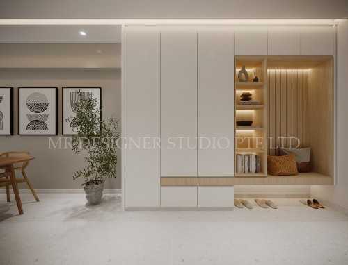 Scandinavian Entryway at 200A sengkang east road