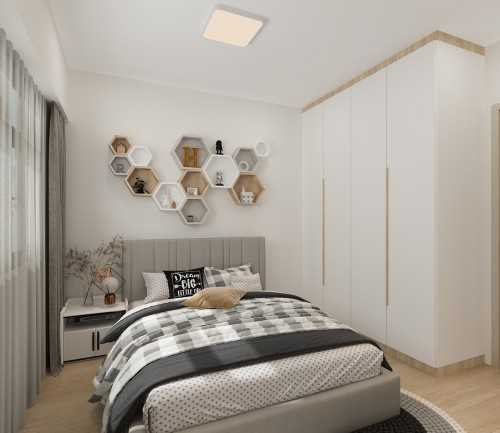 Scandinavian Bedroom at 672B yishun