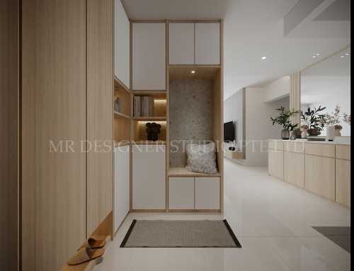 Scandinavian Entryway at 645B tampines st 62