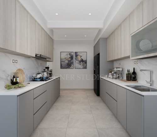 Modern Kitchen at 40 cedar ave
