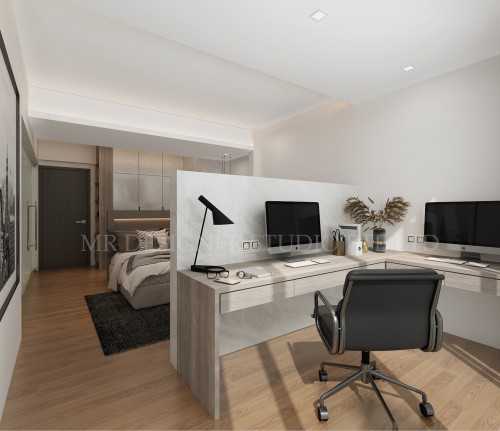 Modern Bedroom at 40 cedar ave