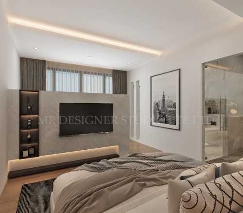 Modern Bedroom at 40 cedar ave
