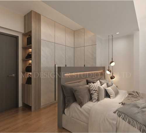 Modern Bedroom at 40 cedar ave