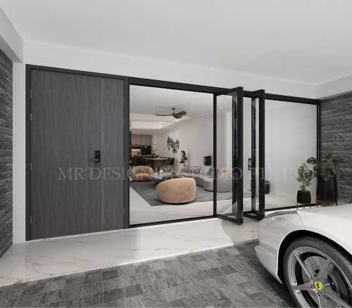 Modern Entryway at 40 cedar ave