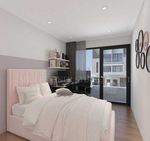 Modern Bedroom at 40 cedar ave
