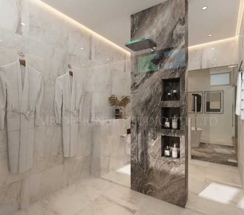 Modern Bathroom at 40 cedar ave