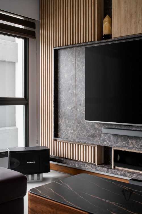 Contemporary Living Room at 335a anchorvale cresent