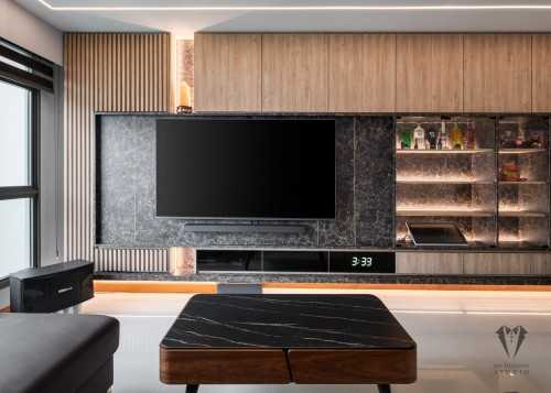 Contemporary Living Room at 335a anchorvale cresent