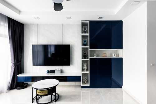 Modern Living Room at Bedok North Drive