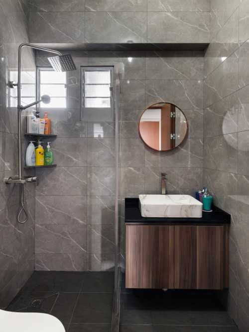 Contemporary Bathroom at Tampines North Drive 1