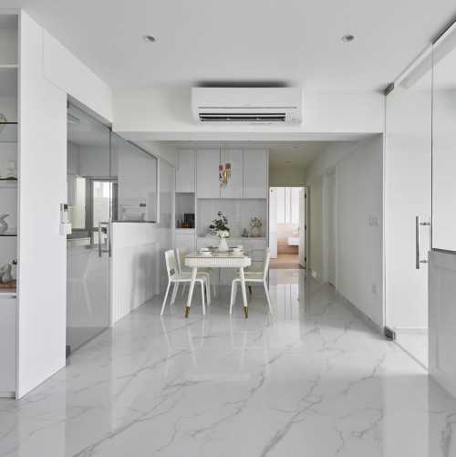 Modern Dining Room at Melody Spring @ Yishun