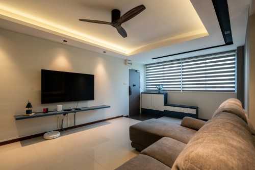Contemporary Living Room at Simei | 123 Simei