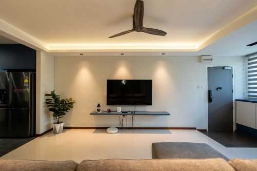 Contemporary Living Room at Simei | 123 Simei