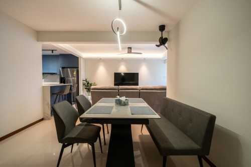 Contemporary Dining Room at Simei | 123 Simei
