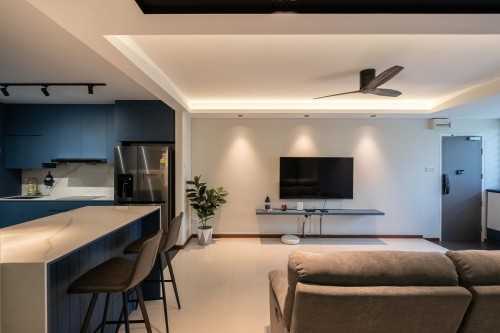 Contemporary Living Room at Simei | 123 Simei