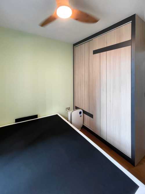 Scandinavian Bedroom at SkyResidence @ Dawson
