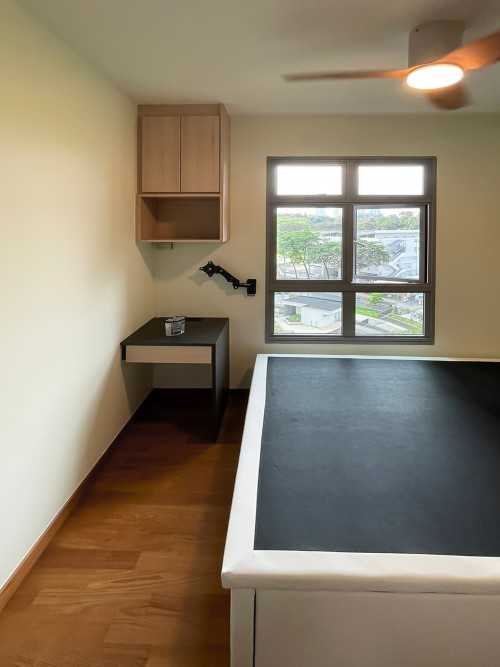 Scandinavian Bedroom at SkyResidence @ Dawson
