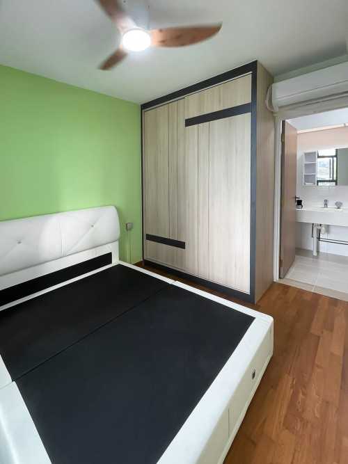 Scandinavian Bedroom at SkyResidence @ Dawson