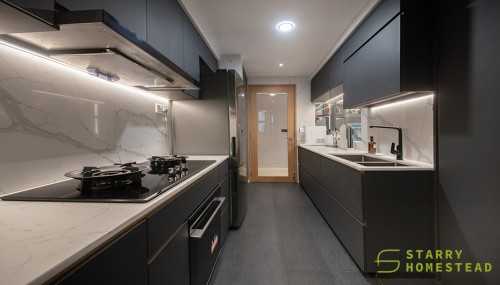 Modern Kitchen at 33B Punggol Field