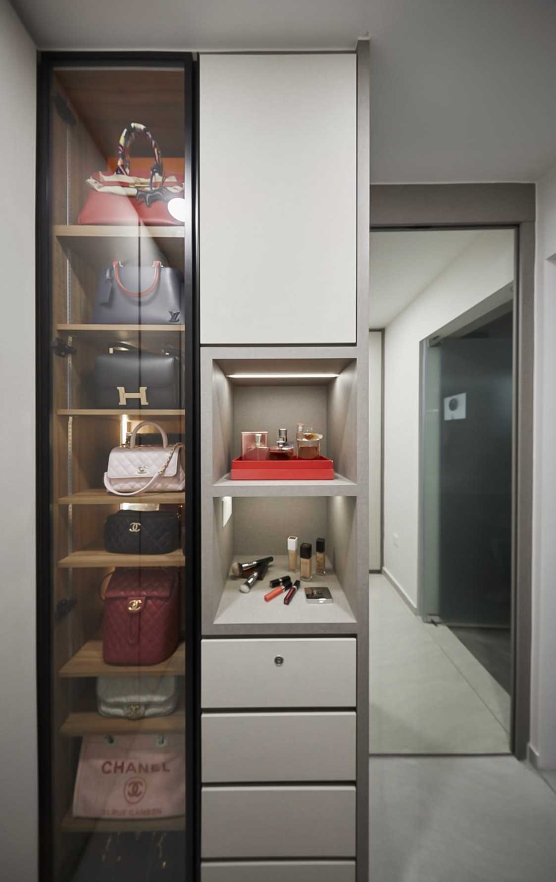 Modern Bedroom with Wardrobe and Bedroom Dresser