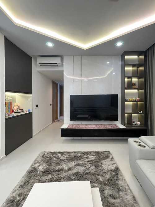Scandinavian Living Room at Twin view