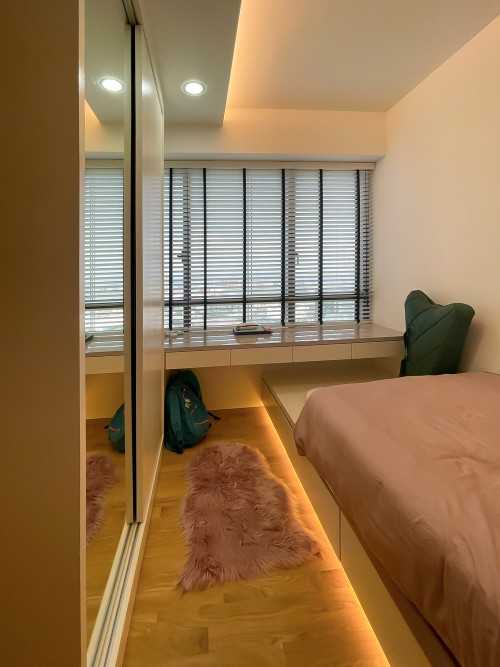 Scandinavian Bedroom at Twin view