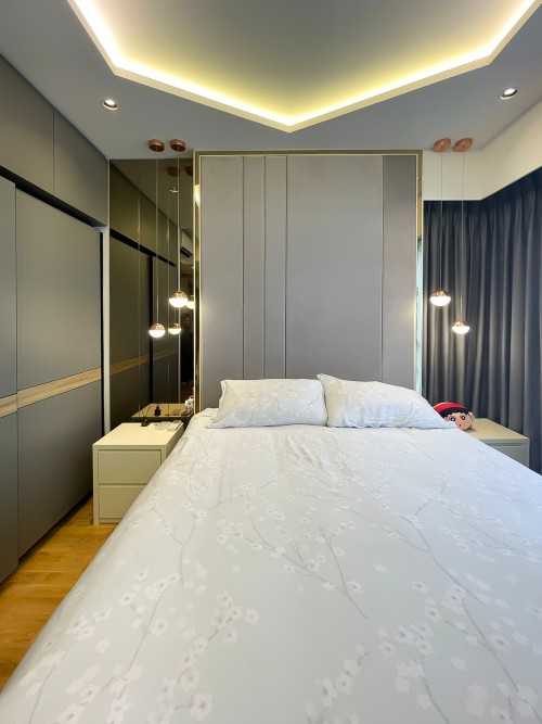 Scandinavian Bedroom at Twin view