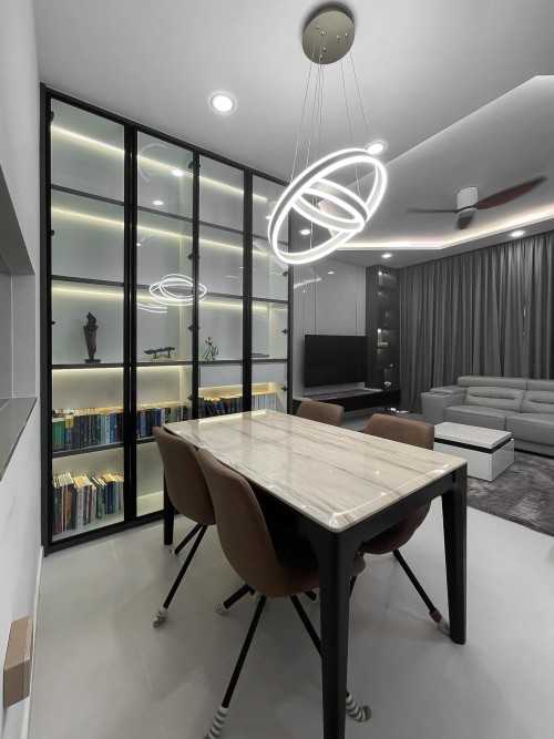 Scandinavian Dining Room at Twin view