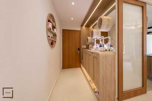 Modern Entryway at Rivercove Residences EC
