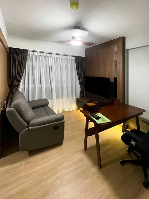 Scandinavian Living Room at Waterway Sunrise I