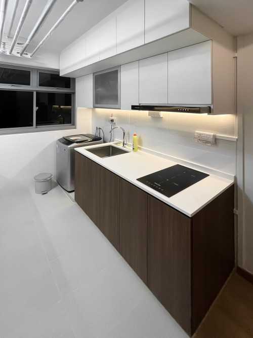 Scandinavian Kitchen at Waterway Sunrise I