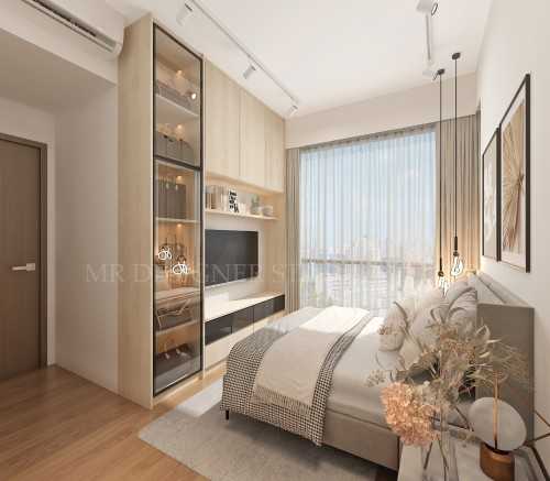 Scandinavian Bedroom at sterling residence