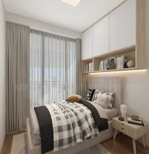 Scandinavian Bedroom at sterling residence