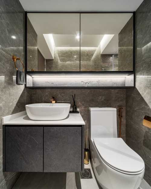 Contemporary Bathroom at pasir ris 553C