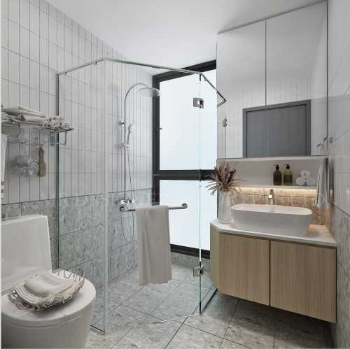 Country Bathroom at The cristallo 70 lorong k telok kura