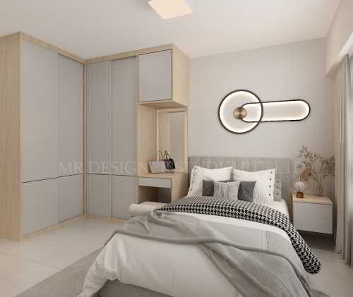 Scandinavian Bedroom at dakota breeze