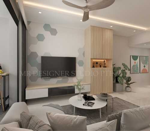 Contemporary Living Room at parc botania