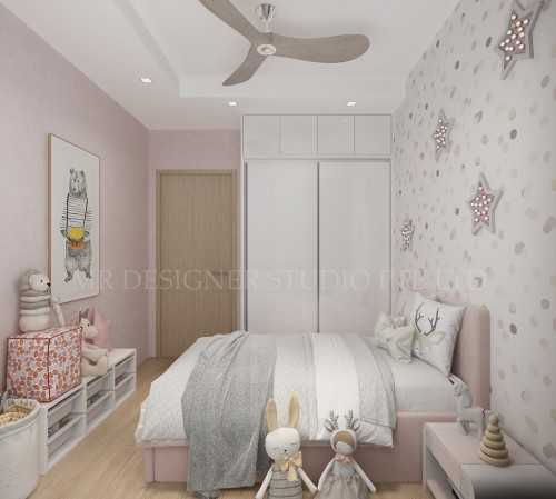 Contemporary Bedroom at parc botania