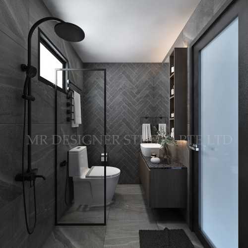 Eclectic Bathroom at hougang 696