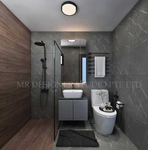 Eclectic Bathroom at hougang 696