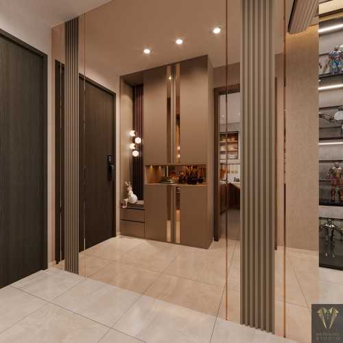 Modern Entryway at piermont grand
