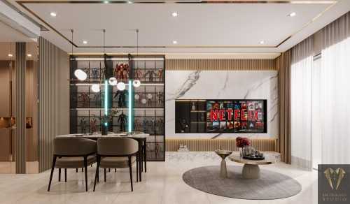 Modern Living Room at piermont grand