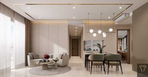 Modern Living Room at piermont grand