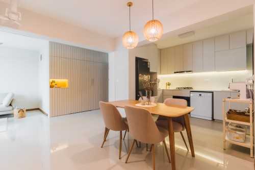 Scandinavian Dining Room at 402A Fernvale Ln
