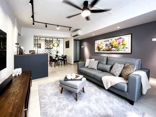 Scandinavian Living Room at Senja Road