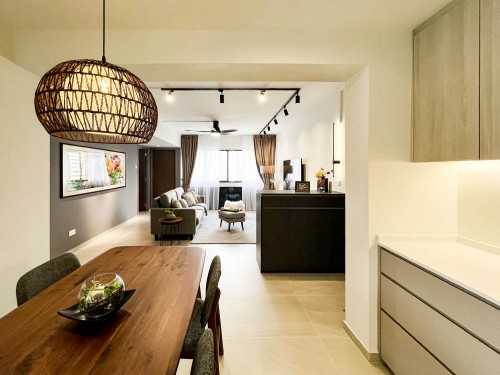Scandinavian Dining Room at Senja Road