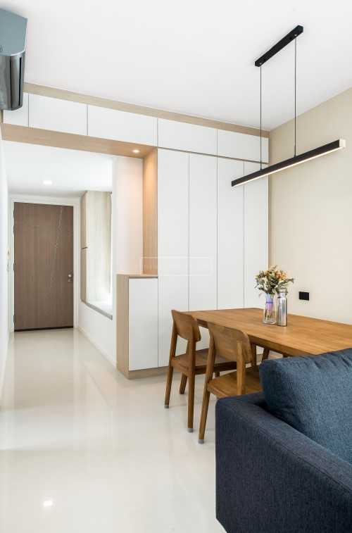 Minimalist Dining Room at Yew Tee Residence